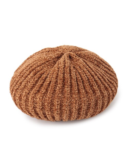 SHOO・LA・RUE（シューラルー）の「モールベレー帽（ハンチング/ベレー帽・レディース・ネイビー/ブラウン系/ブラック/パープル系・00）」の5枚目の写真