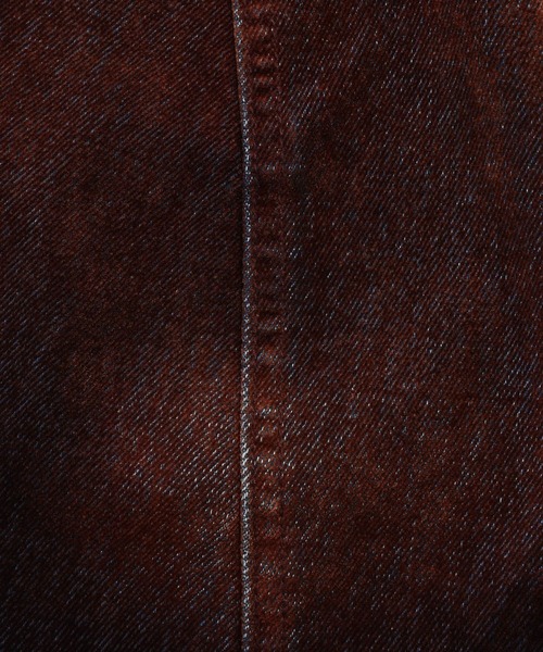 HARE（ハレ）の「フロッキーデニムワイドパンツ(HARE)（デニムパンツ・レディース・ブラック/グレー/レッド・FREE）」の15枚目の写真