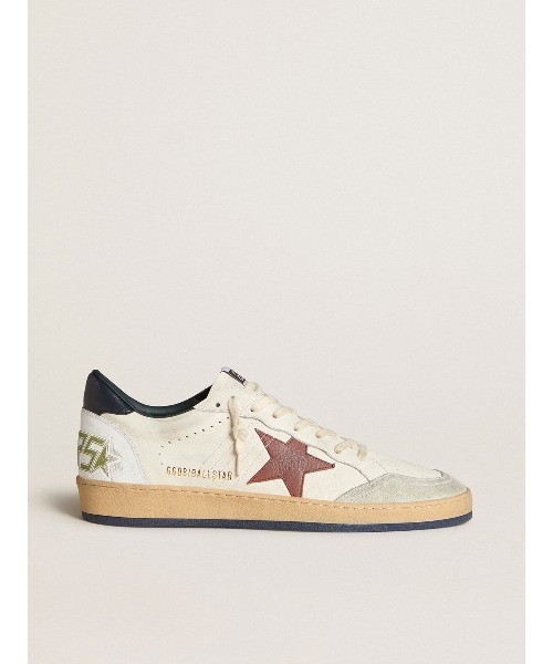 Ball Star ナッパレザー ヌバックレザースター（ブラウン）＆ナッパレザーヒールタブ