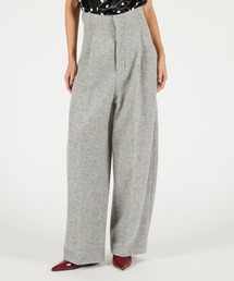 ウールリングカーブパンツ / Wool Ring Curve Pants