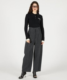 PRANK PROJECT | 【2025Winter Pre-Order】ウールリングカーブパンツ / Wool Ring Curve Pants(その他パンツ)