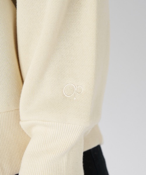 Ocean Pacific（オーシャンパシフィック）の「【OP/オーピー】レディースプリントクルーネックスウェットトレーナー（スウェット・レディース・チャコールグレー/ネイビー/ヘザーグレー/アイボリー・X-LARGE/MEDIUM/LARGE）」の9枚目の写真