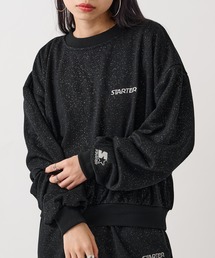STARTER | 【STARTER】総ラメプリント裏毛スウェット ST-STG079(スウェット)