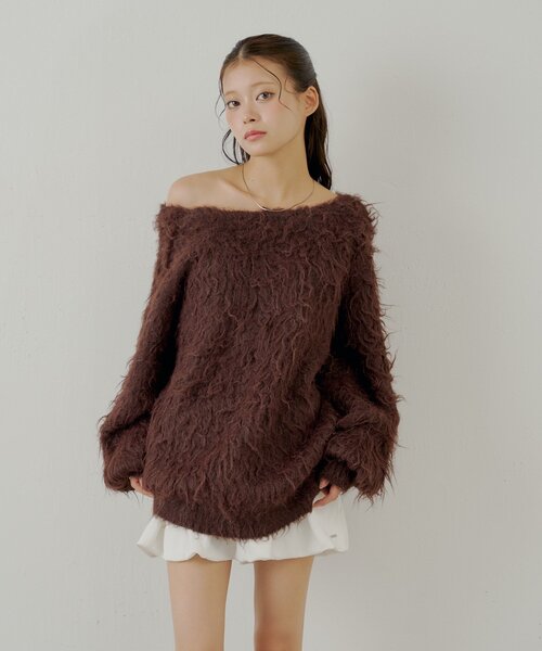 金釦シャギールーズカーディガン（カーディガン/ボレロ）｜Chico（チコ