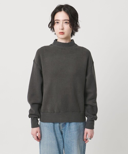 TICCA（ティッカ）の「＜TICCA＞ウラケ ハイネック スウェット（スウェット・レディース・ホワイト/ダークグレー・FREE）」の6枚目の写真