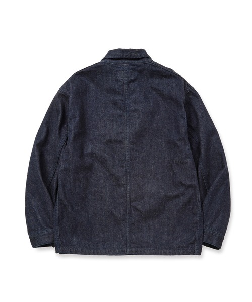 CALEE(キャリー)の「VINTAGE REPRODUCT DENIM COVERALL <INDIGO>(デニムジャケット・メンズ・インディゴブルー・MEDIUM/LARGE/X-LARGE)」の3枚目の写真