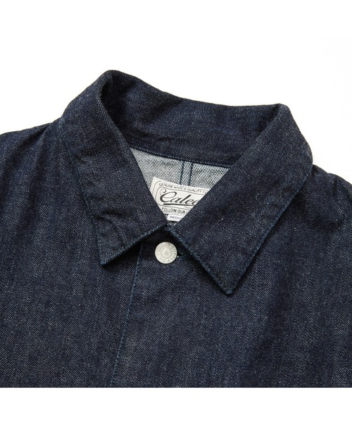 CALEE(キャリー)の「VINTAGE REPRODUCT DENIM COVERALL <INDIGO>(デニムジャケット・メンズ・インディゴブルー・MEDIUM/LARGE/X-LARGE)」の4枚目の写真