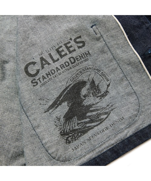 CALEE(キャリー)の「VINTAGE REPRODUCT DENIM COVERALL <INDIGO>(デニムジャケット・メンズ・インディゴブルー・MEDIUM/LARGE/X-LARGE)」の7枚目の写真