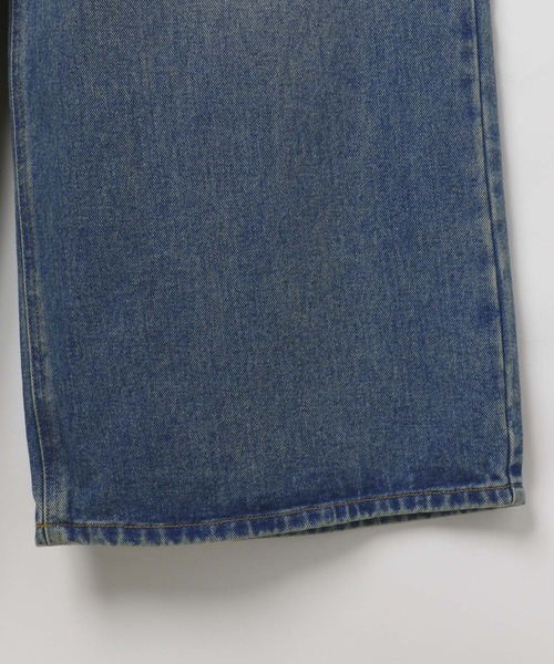 ALAND(エーランド)の「【UNISEX】ALAND/デニムツータックパンツ(デニムパンツ・レディース・ブラック/ブルー・LARGE/SMALL)」の8枚目の写真