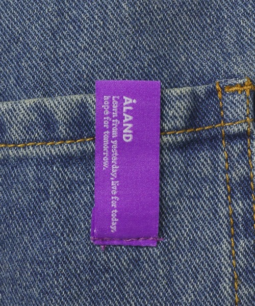 ALAND(エーランド)の「【UNISEX】ALAND/デニムツータックパンツ(デニムパンツ・レディース・ブラック/ブルー・LARGE/SMALL)」の9枚目の写真