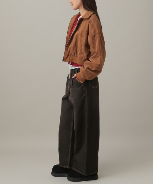 ALAND(エーランド)の「【UNISEX】ALAND/デニムツータックパンツ(デニムパンツ・レディース・ブラック/ブルー・LARGE/SMALL)」の19枚目の写真