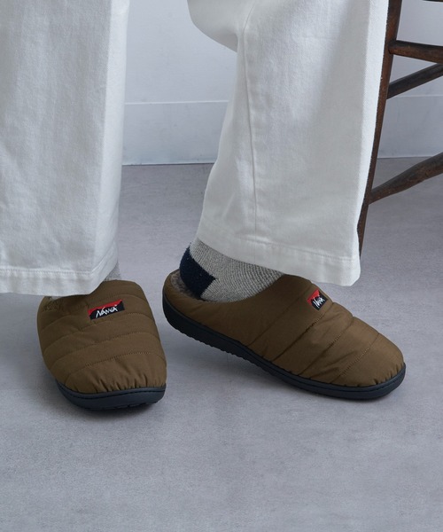 NANGA(ナンガ)の「【NANGA】NANGA×SUBU HINOC WINTER SANDAL NA2443-3E106(スリッポン・メンズ・ブラウン/ベージュ/チャコールグレー/カーキ・3/2/1/0)」の14枚目の写真