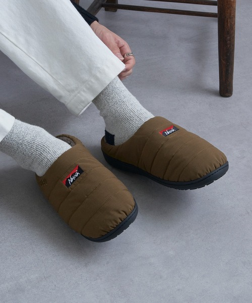 NANGA(ナンガ)の「【NANGA】NANGA×SUBU HINOC WINTER SANDAL NA2443-3E106(スリッポン・メンズ・ブラウン/ベージュ/チャコールグレー/カーキ・3/2/1/0)」の15枚目の写真