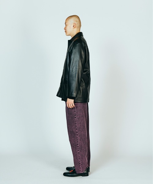 TOWNCRAFT（タウンクラフト）の「TOWNCRAFT タウンクラフト / LEATHER CAR COAT（ブルゾン・メンズ・ブラック・MEDIUM/LARGE）」の8枚目の写真