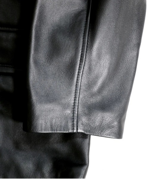 TOWNCRAFT（タウンクラフト）の「TOWNCRAFT タウンクラフト / LEATHER CAR COAT（ブルゾン・メンズ・ブラック・MEDIUM/LARGE）」の21枚目の写真