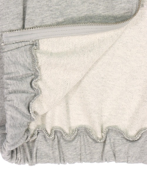 ANAP（アナップ）の「ワッペン ロゴ 裏毛 スウェット ジップパーカー（パーカー・レディース・ピンク/ブラウン/グレー・F）」の8枚目の写真