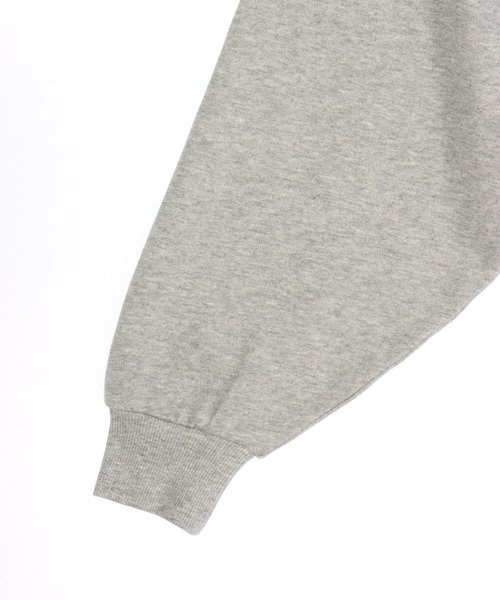 ANAP（アナップ）の「ワッペン ロゴ 裏毛 スウェット ジップパーカー（パーカー・レディース・ピンク/ブラウン/グレー・F）」の9枚目の写真