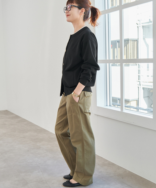 WEB限定 / 追加3》ウォッシャブルクルーネックカーディガン