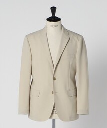 メンズのカバーオール（ベージュ系・ウォッシャブル加工