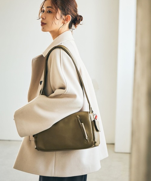 studio CLIP（スタディオクリップ）の「からだよろこぶサイドポケットショルダーバッグ（ショルダーバッグ・レディース・アイボリー/ブラック/カーキ・FREE）」の7枚目の写真