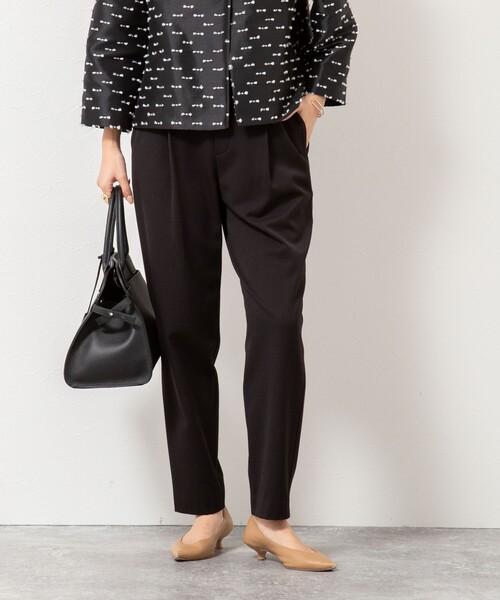 NOLLEY’S(ノーリーズ)の「ウォッシャブル裏起毛イージーテーパードパンツ(その他パンツ・レディース・チャコールグレー/グレー/ブラック・38/36/34)」の22枚目の写真