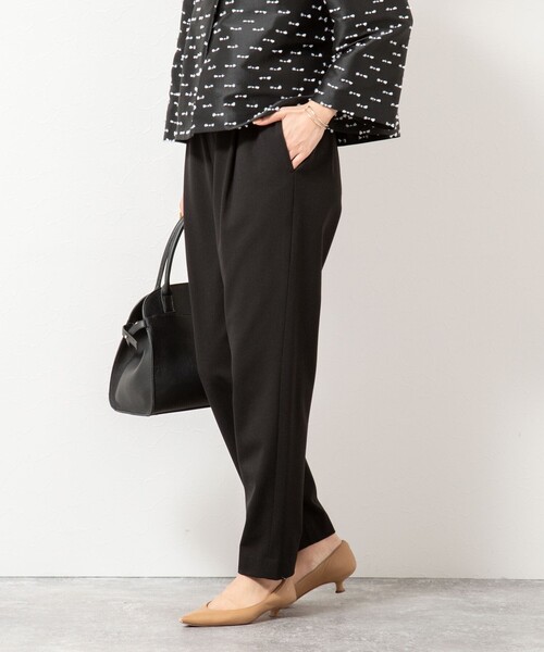 NOLLEY’S(ノーリーズ)の「ウォッシャブル裏起毛イージーテーパードパンツ(その他パンツ・レディース・チャコールグレー/グレー/ブラック・38/36/34)」の5枚目の写真