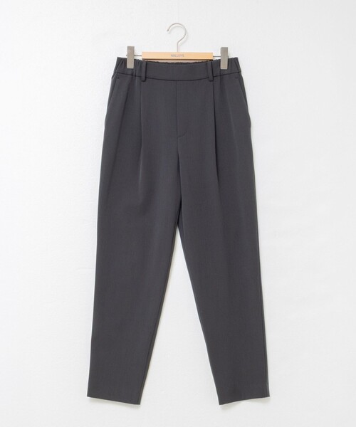 NOLLEY’S(ノーリーズ)の「ウォッシャブル裏起毛イージーテーパードパンツ(その他パンツ・レディース・チャコールグレー/グレー/ブラック・38/36/34)」の6枚目の写真