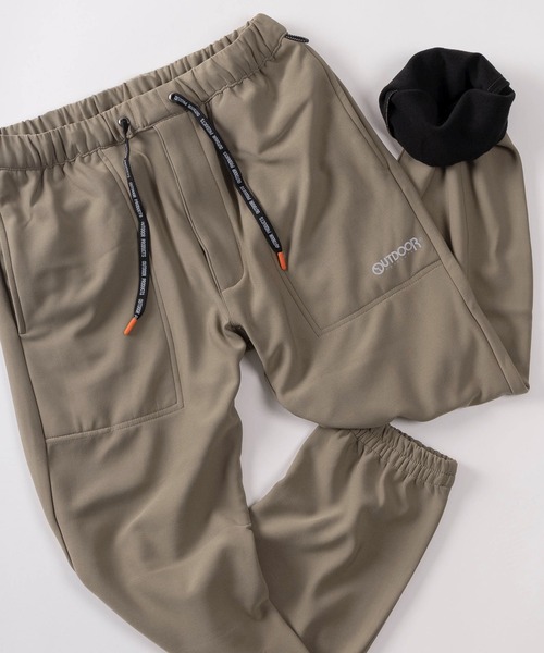 OUTDOOR PRODUCTS(アウトドアプロダクツ)の「【78】【OUTDOOR PRODUCTS/アウトドアプロダクツ】マルチストレッチ ロゴワンポイント 裏ニットフリース ジョガーパンツ(その他パンツ・メンズ・ベージュ/グリーン/ブラック/チャコールグレー・L/XL/M)」の3枚目の写真
