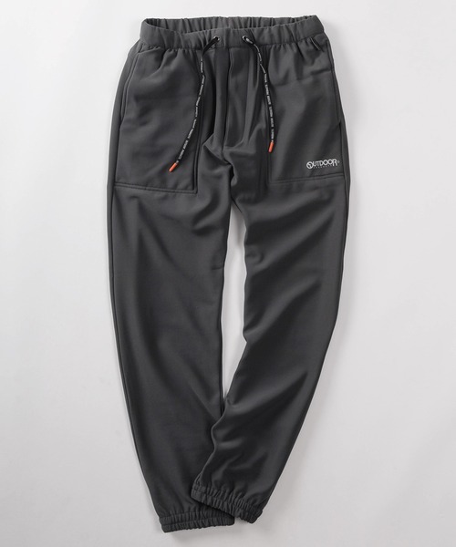 OUTDOOR PRODUCTS(アウトドアプロダクツ)の「【78】【OUTDOOR PRODUCTS/アウトドアプロダクツ】マルチストレッチ ロゴワンポイント 裏ニットフリース ジョガーパンツ(その他パンツ・メンズ・ベージュ/グリーン/ブラック/チャコールグレー・L/XL/M)」の8枚目の写真