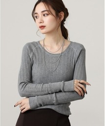 OMNES | ランダムテレコニット クルーネック(ニット/セーター)