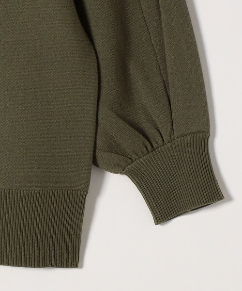 セール】quaranciel:〈手洗い可能〉ダブルフェイス ボートネック パフ