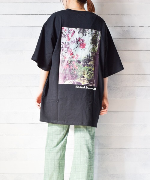Pledge(プレッジ)の「【RES】【pledge】ビッグシルエット バックプリントTシャツ(Tシャツ/カットソー・メンズ・ホワイト系その他6・MEDIUM)」の5枚目の写真