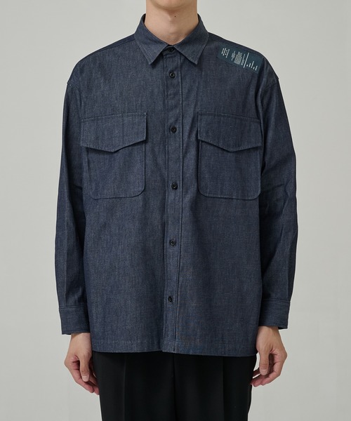 N.HOOLYWOOD（N.ハリウッド）の「【N.HOOLYWOOD/エヌハリウッド】別注 DENIM L/S SHIRTS（ブルゾン・メンズ・ブラック/ネイビー・36/38）」の13枚目の写真