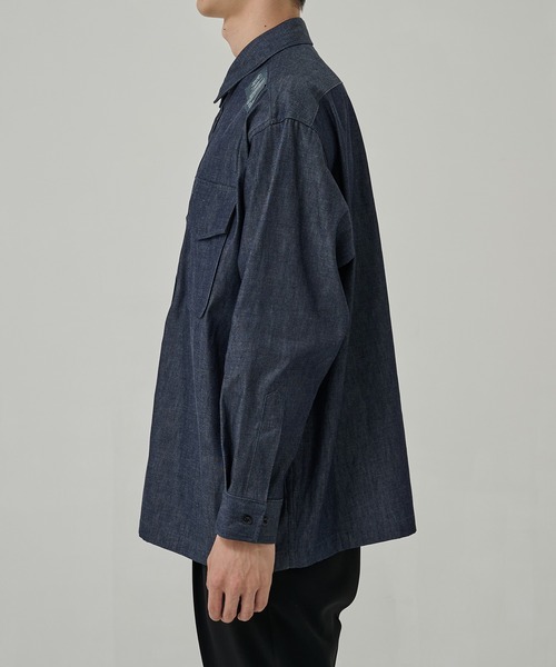 N.HOOLYWOOD（N.ハリウッド）の「【N.HOOLYWOOD/エヌハリウッド】別注 DENIM L/S SHIRTS（ブルゾン・メンズ・ブラック/ネイビー・36/38）」の14枚目の写真