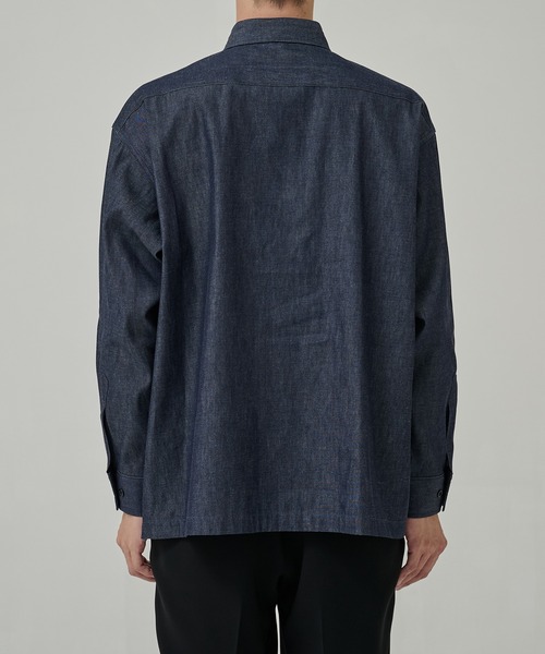 N.HOOLYWOOD（N.ハリウッド）の「【N.HOOLYWOOD/エヌハリウッド】別注 DENIM L/S SHIRTS（ブルゾン・メンズ・ブラック/ネイビー・36/38）」の15枚目の写真
