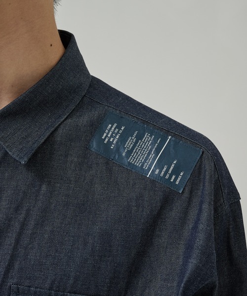 N.HOOLYWOOD（N.ハリウッド）の「【N.HOOLYWOOD/エヌハリウッド】別注 DENIM L/S SHIRTS（ブルゾン・メンズ・ブラック/ネイビー・36/38）」の9枚目の写真