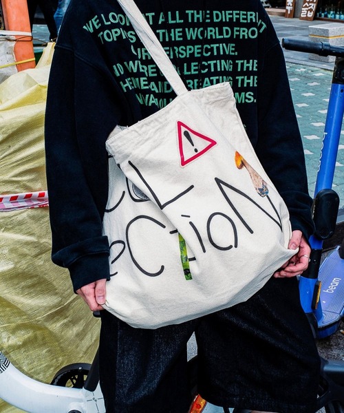 ALAND（エーランド）の「POT／Doodle Big Bag（バックパック/リュック・レディース・アイボリー・FREE）」の8枚目の写真