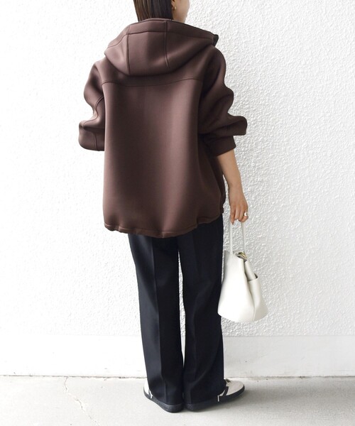 【WEB限定】<手洗い可能>ダンボール ダブルジップ フーディー 3 ships SHIPS（シップス） パーカー 「WEB限定」「手洗い可能」ダンボール