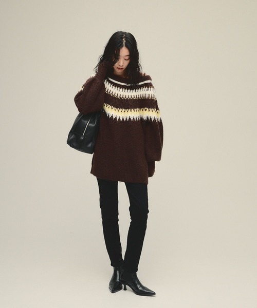 eL（エル）の「【eL】Slim Straight Denim Pants/608895（デニムパンツ・レディース・ネイビー/ブラック・MEDIUM/SMALL）」の20枚目の写真