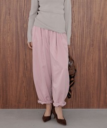 BAYFLOW | [内側の紐で調節可]タックボリュームコクーンパンツ(その他パンツ)