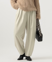 BAYFLOW | [内側の紐で調節可]タックボリュームコクーンパンツ(その他パンツ)