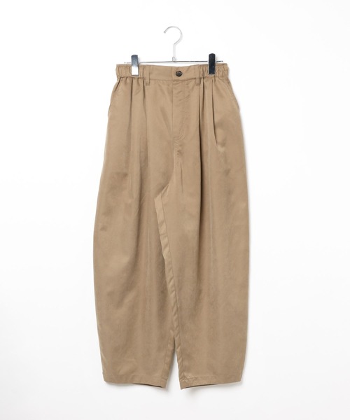 BAYFLOW（ベイフロー）の「[内側の紐で調節可]タックボリュームコクーンパンツ（その他パンツ・レディース・ブラウン/ピンク/グレイッシュベージュ/ブラック・FREE）」の17枚目の写真