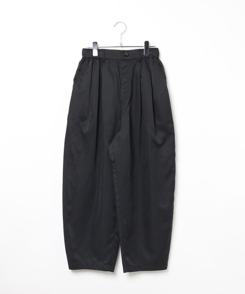 BAYFLOW（ベイフロー）の「[内側の紐で調節可]タックボリュームコクーンパンツ（その他パンツ・レディース・ブラウン/ピンク/グレイッシュベージュ/ブラック・FREE）」の16枚目の写真