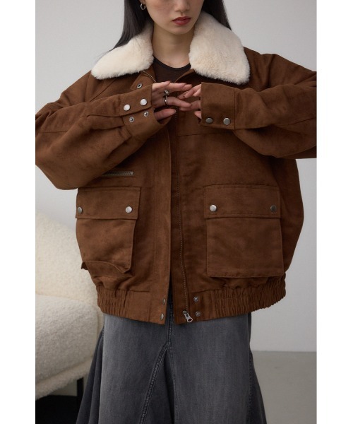 2WAY フェイクスエードブルゾン（ブルゾン）｜AZUL BY MOUSSY