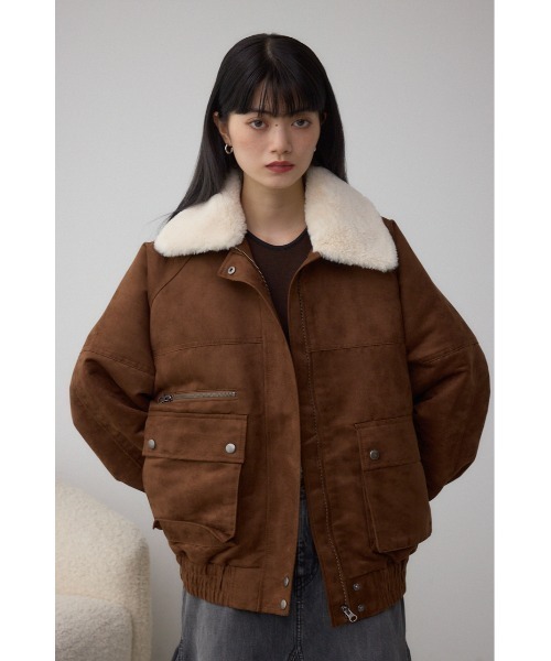 2WAY フェイクスエードブルゾン（ブルゾン）｜AZUL BY MOUSSY