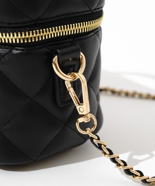 flower（フラワー）の「キルティングバニティバッグ（ショルダーバッグ・レディース・ブラウン/ブラック・FREE）」の7枚目の写真