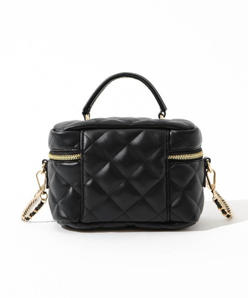 flower（フラワー）の「キルティングバニティバッグ（ショルダーバッグ・レディース・ブラウン/ブラック・FREE）」の8枚目の写真