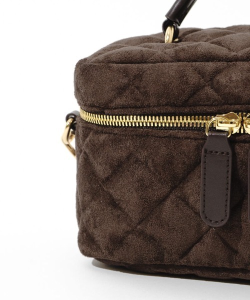 flower（フラワー）の「キルティングバニティバッグ（ショルダーバッグ・レディース・ブラウン/ブラック・FREE）」の17枚目の写真