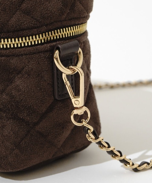 flower（フラワー）の「キルティングバニティバッグ（ショルダーバッグ・レディース・ブラウン/ブラック・FREE）」の19枚目の写真