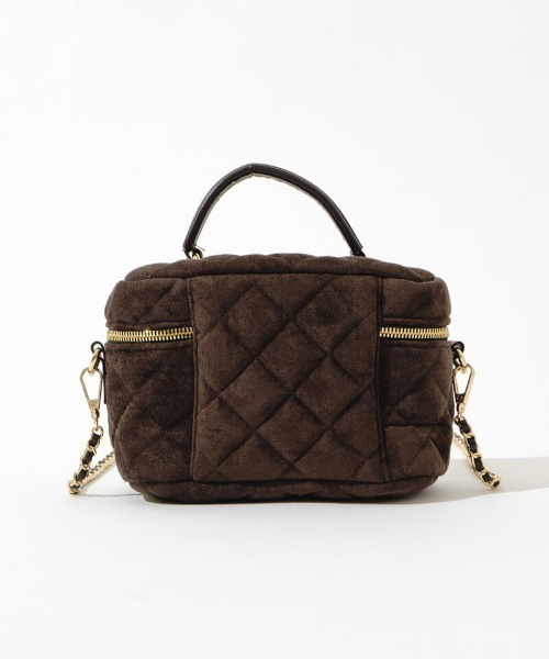 flower（フラワー）の「キルティングバニティバッグ（ショルダーバッグ・レディース・ブラウン/ブラック・FREE）」の20枚目の写真